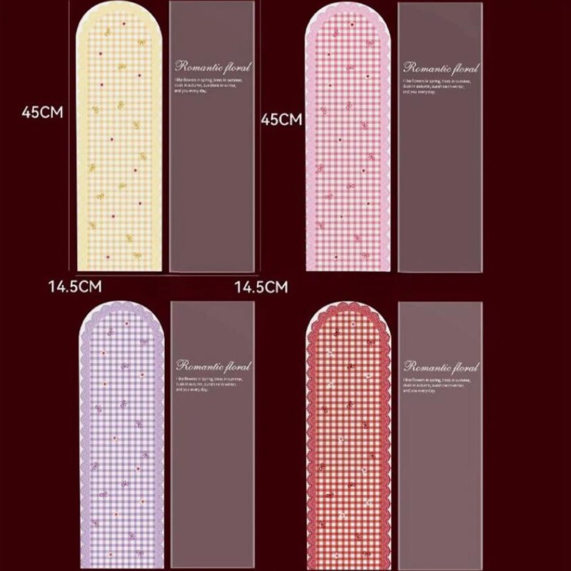 Florist Supply House - 10 ชุด ถุงบรรจุภัณฑ์ช่อดอกไม้ขนาดเล็ก ถุงพลาสติกห่อดอกไม้ อุปกรณ์ร้านดอกไม้ กระดาษห่อ