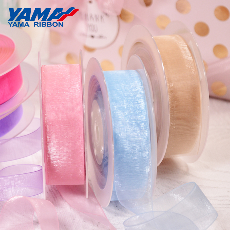 Ribbon Organza Roll - YAMA Sheer Organza ผ้าไหมริบบิ้น 200 หลา/ม้วน