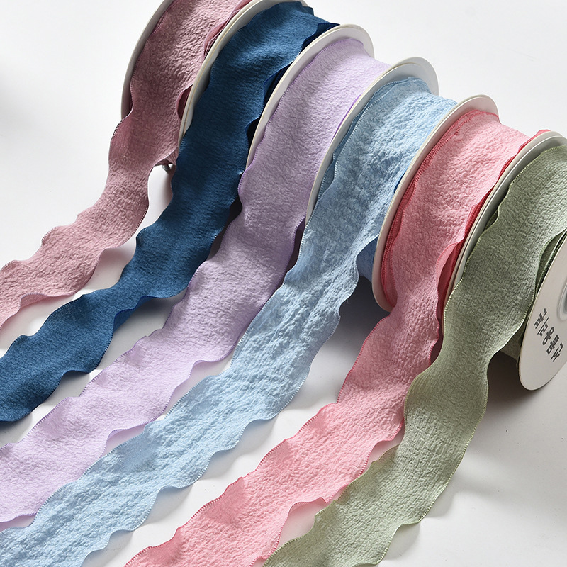 Ribbon Organza Roll - อุปกรณ์ตกแต่งผมโบว์ งานแฮนด์เมด ผ้าตกแต่ง DIY 10 หลา/ม้วน