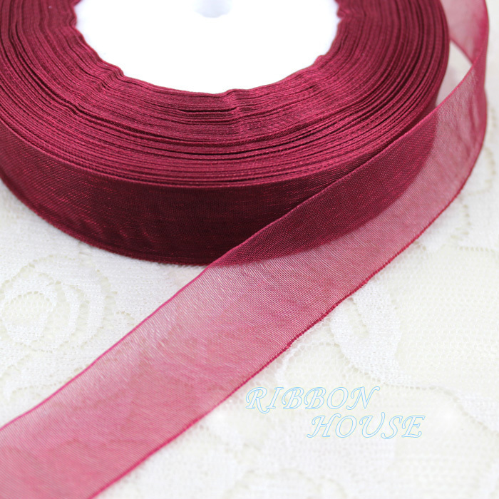 (50 หลา/ม้วน) 3/4'' (20 มม.) ร - Ribbon Organza Roll บทวิจารณ์และราคา