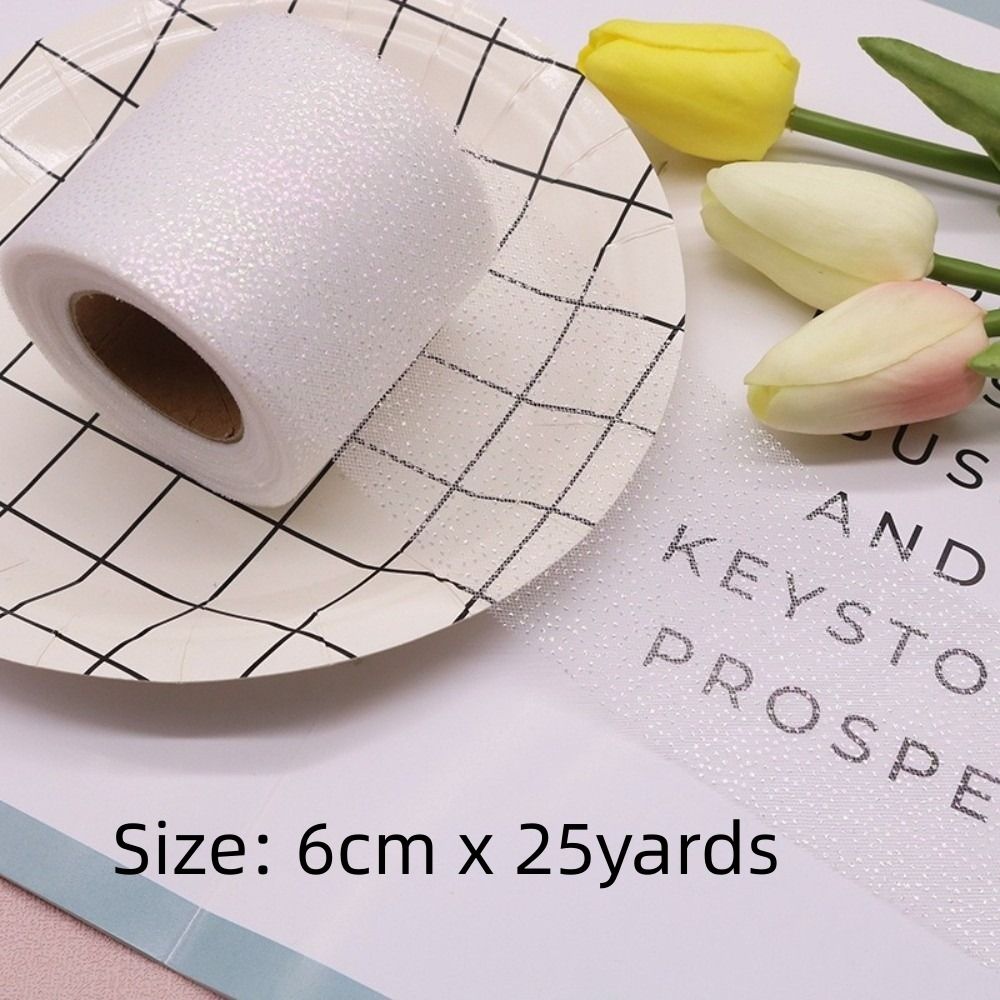 ริบบิ้นคริสตัลประดับเลื่อมขนาด - Ribbon Organza Roll บทวิจารณ์และราคา