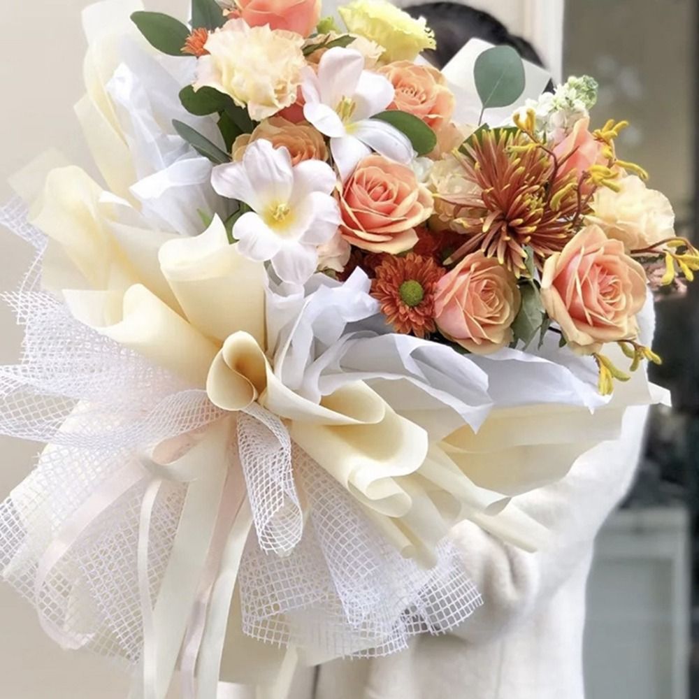 กระดาษห่อดอกไม้สด กว้าง 50 ซม. - Flower Wrap Kraft บทวิจารณ์และราคา