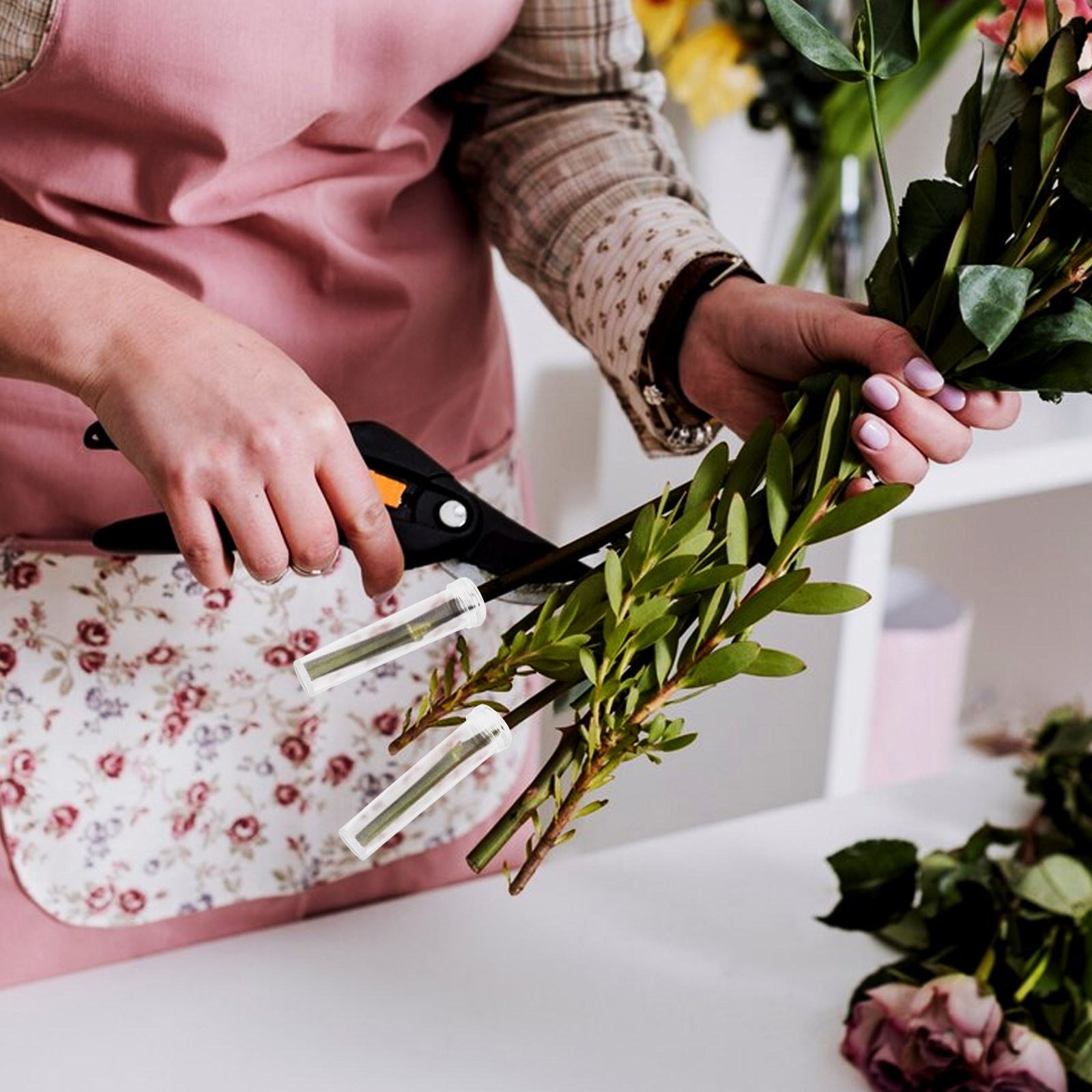 200 ชิ้น ท่อน้ำดอกไม้ ท่อพลาสต - Supply For Florist บทวิจารณ์และราคา