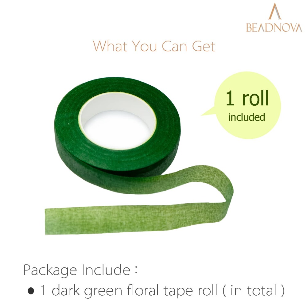 เทปดอกไม้สีเขียวเข้ม กว้าง 1/2 - Supply For Florist บทวิจารณ์และราคา