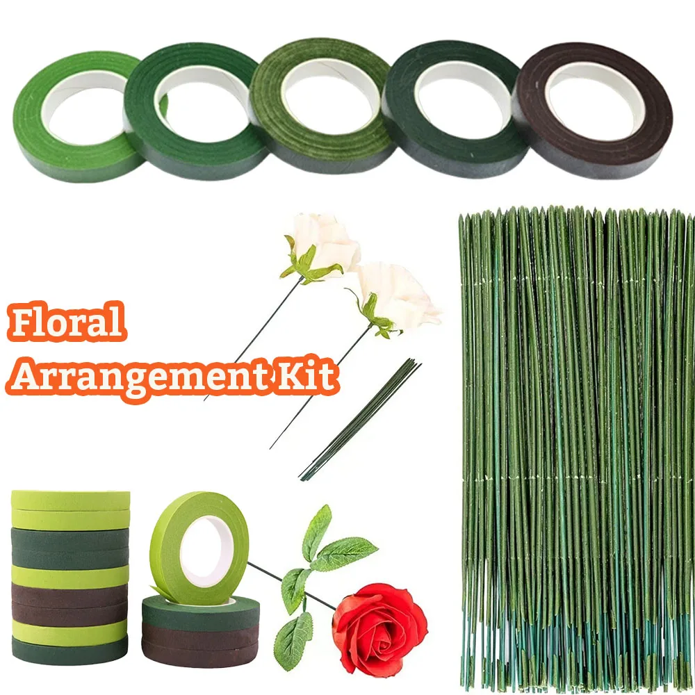 1-10 ชิ้นเทปติดก้านดอกไม้สีเขี - Supply For Florist บทวิจารณ์และราคา
