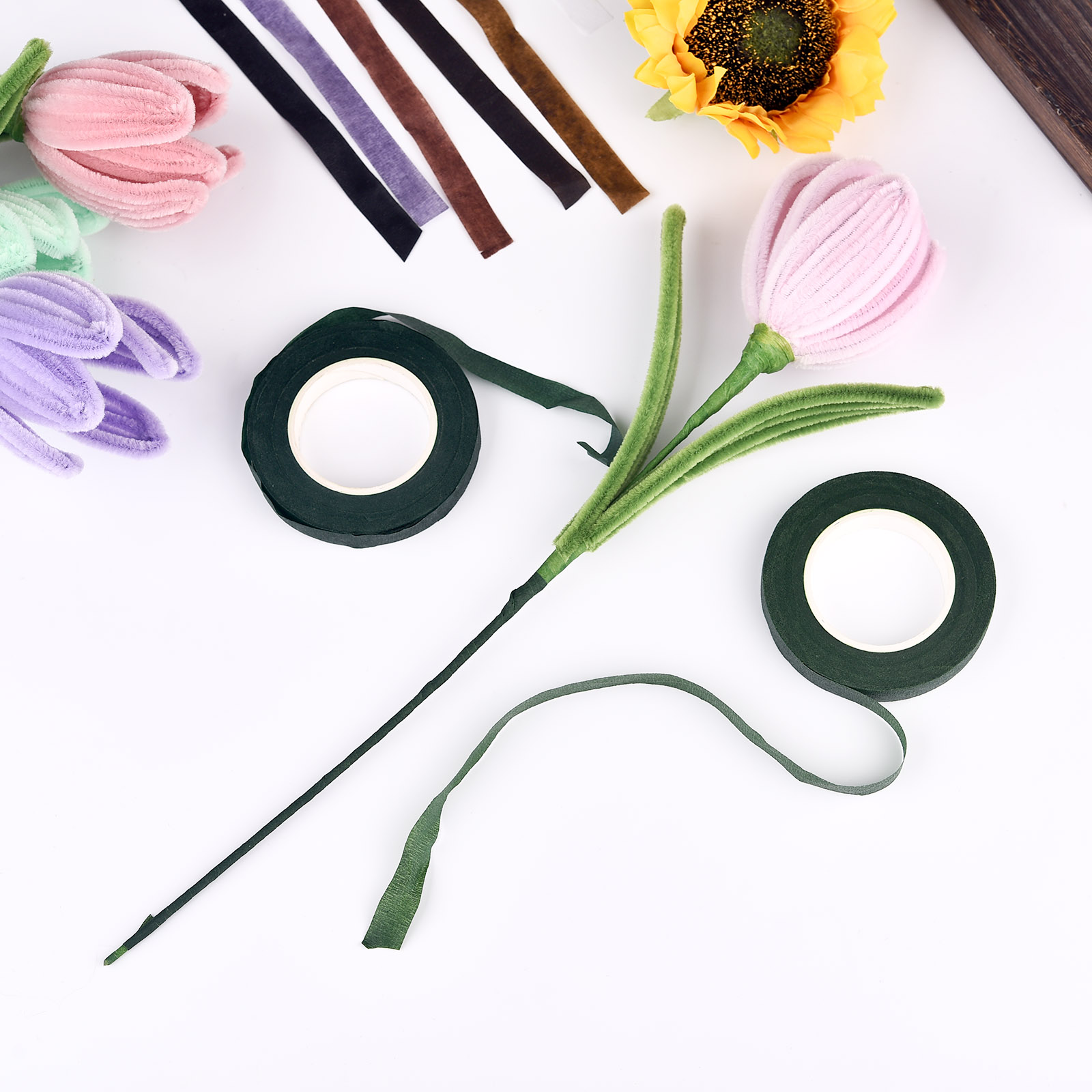 30 หลาดอกไม้ Stem เทป Corsages - Supply For Florist บทวิจารณ์และราคา