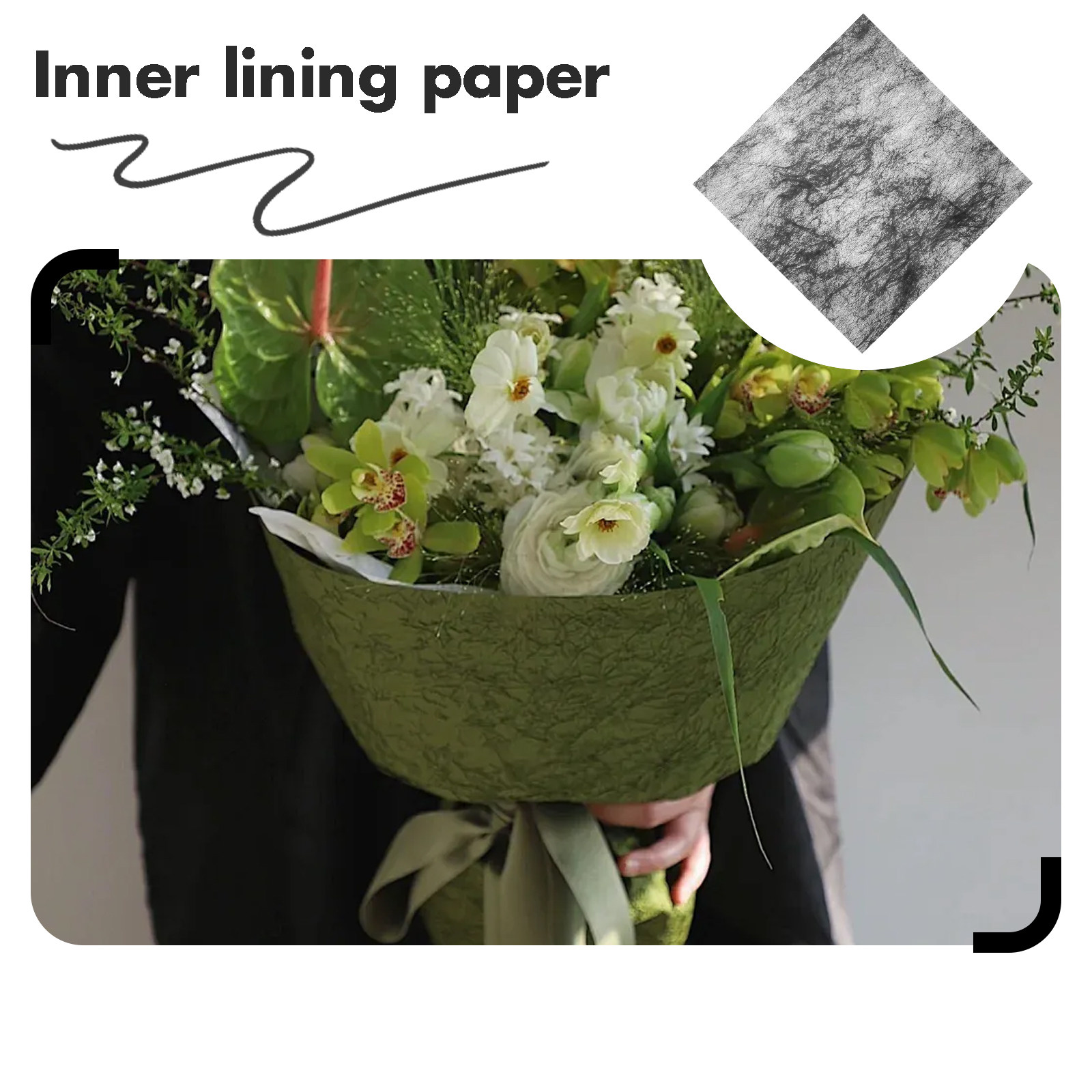 กระดาษห่อดอกไม้กันน้ำลายยับมือ - Supply For Florist บทวิจารณ์และราคา