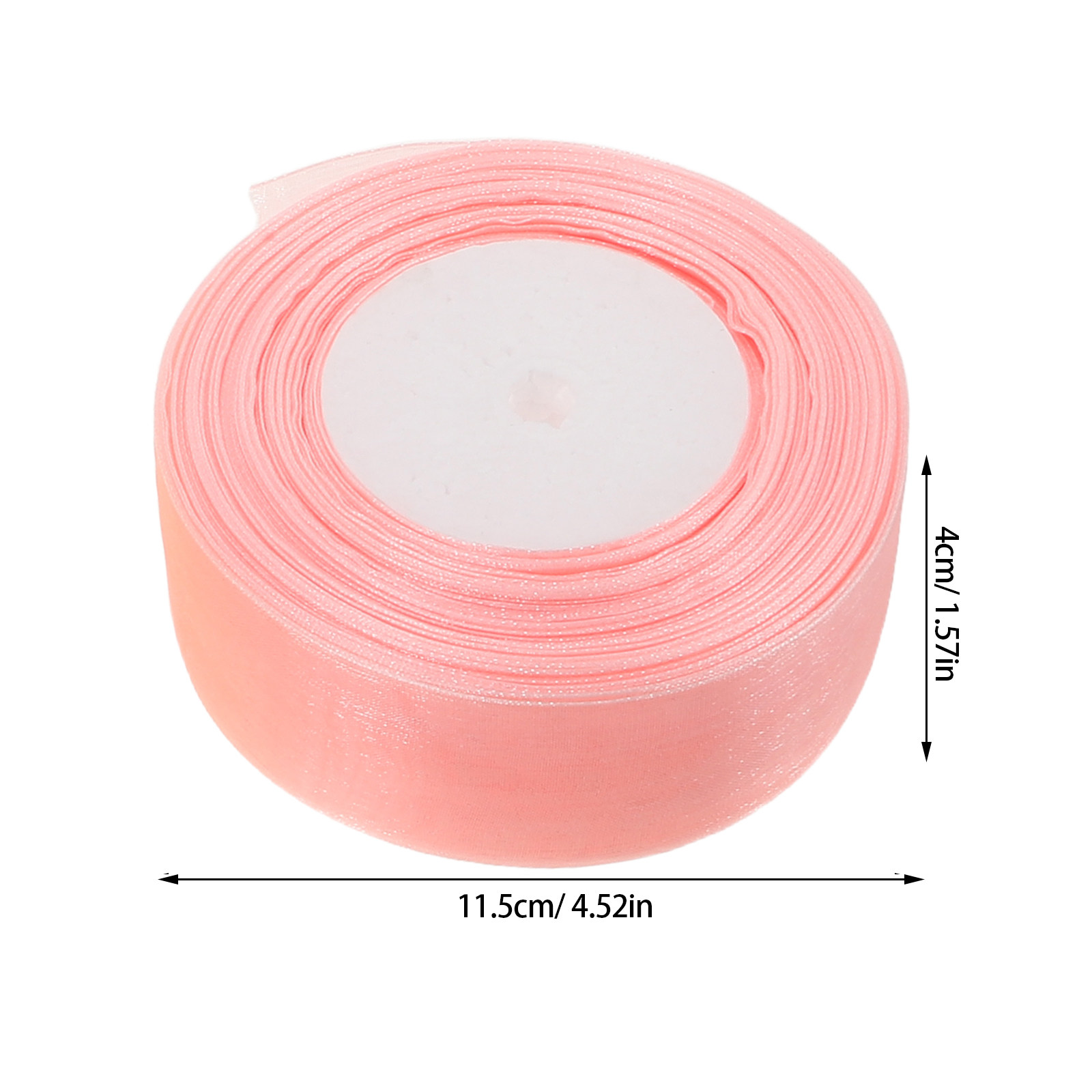 ริบบิ้นออร์แกนซ่าแบบโปร่งใส 3  - Ribbon Organza Roll บทวิจารณ์และราคา
