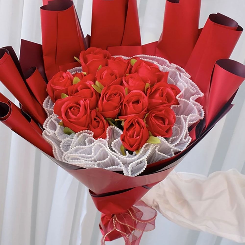 ผ้าตาข่ายลายลูกไม้ขอบมุก ขนาด  - Florist Supply House บทวิจารณ์และราคา