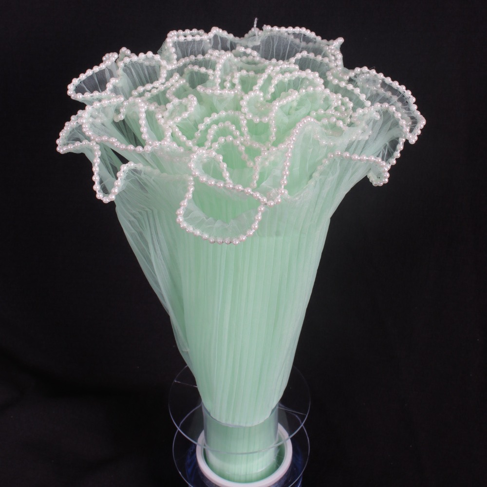 ผ้าตาข่ายลายลูกไม้ขอบมุก ขนาด  - Florist Supply House บทวิจารณ์และราคา