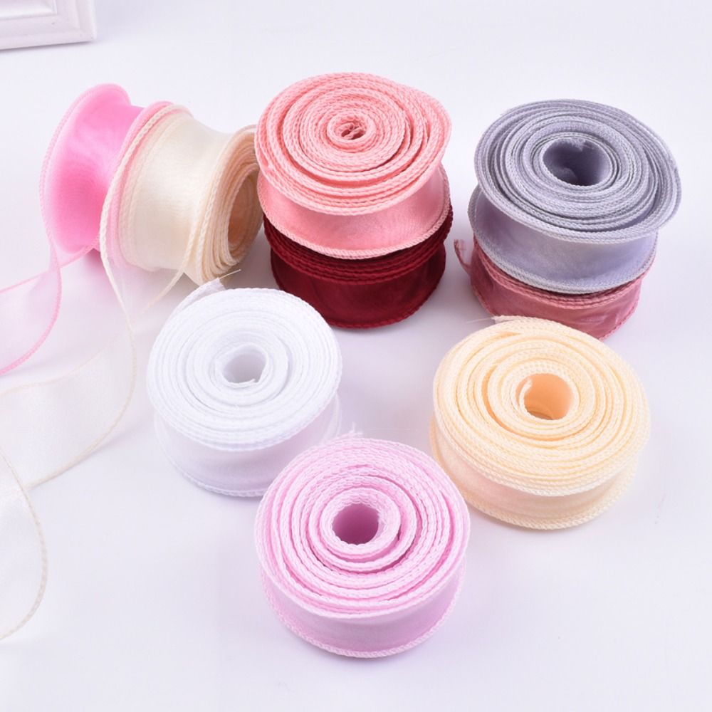 ม้วนริบบิ้นผ้าซาติน40มม. 10หลา - Ribbon Organza Roll บทวิจารณ์และราคา