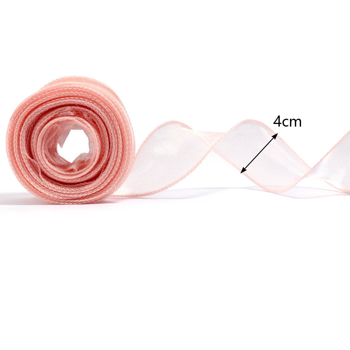 ริบบิ้นผ้าชีฟองโปร่งบาง10หลา/ม - Ribbon Organza Roll บทวิจารณ์และราคา