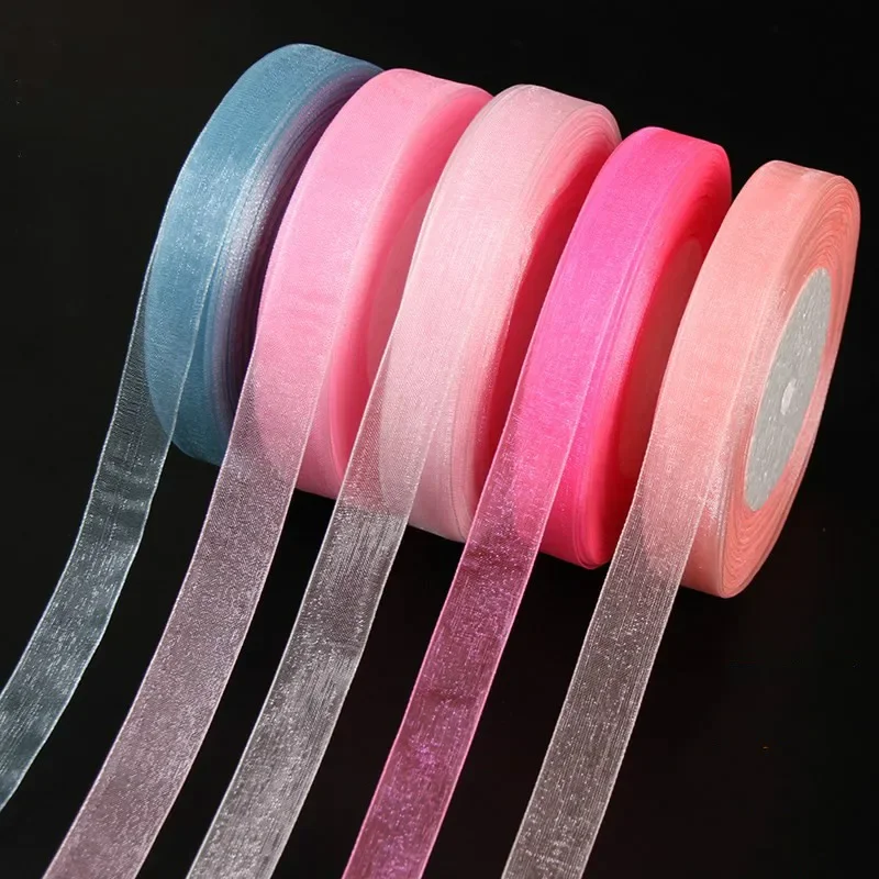 15 มม. 50 หลา/ม้วน ริบบิ้นออร์ - Ribbon Organza Roll บทวิจารณ์และราคา