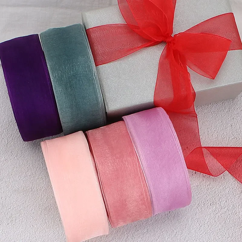 ริบบิ้นผ้าชีฟองออร์แกนซ่าขนาด  - Ribbon Organza Roll บทวิจารณ์และราคา
