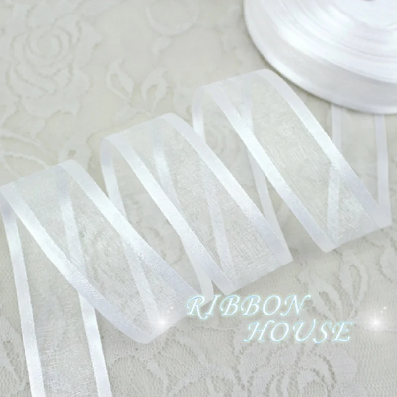(50 หลา/ม้วน) 25 มม.Broadside  - Ribbon Organza Roll บทวิจารณ์และราคา