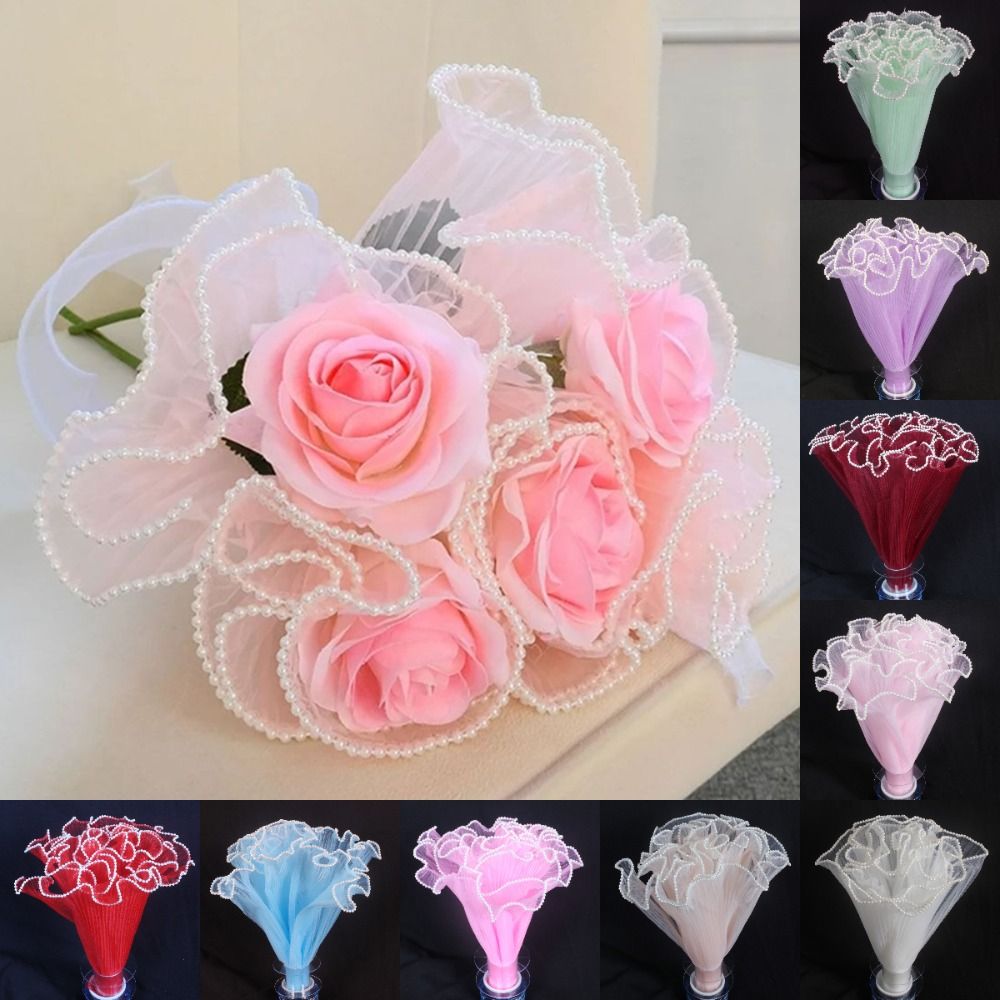 ผ้าลูกไม้ตาข่ายขนาด 28 ซม. x 4 - Florist Supply House บทวิจารณ์และราคา