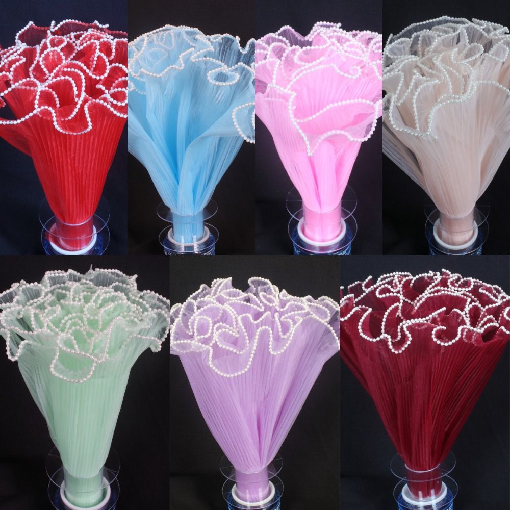 ผ้าลูกไม้ตาข่ายขนาด 28 ซม. x 4 - Florist Supply House บทวิจารณ์และราคา
