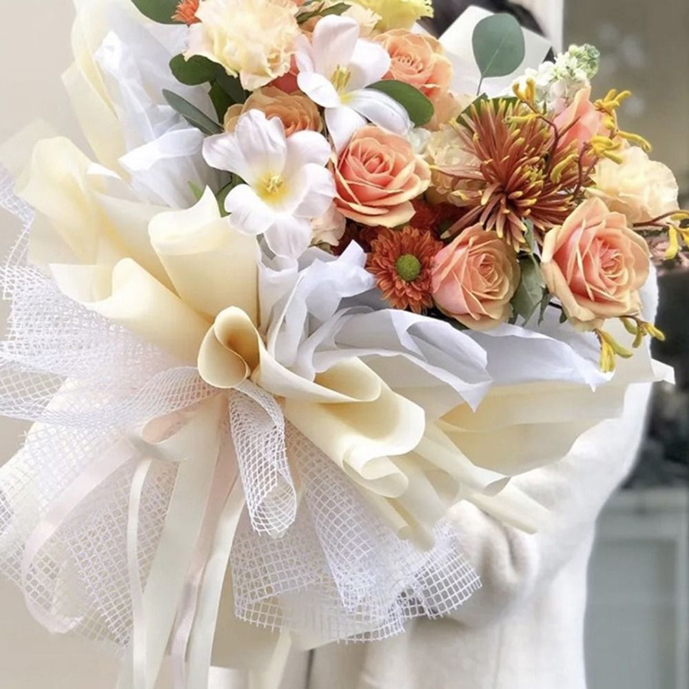 กระดาษห่อดอกไม้สด กว้าง 50 ซม. - Flower Wrap Kraft บทวิจารณ์และราคา