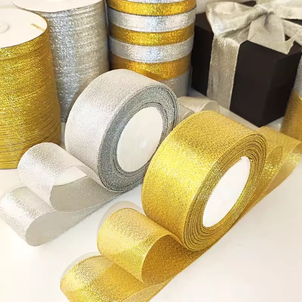 Handmade Gold และ Silver หัวหอ - Ribbon Organza Roll บทวิจารณ์และราคา