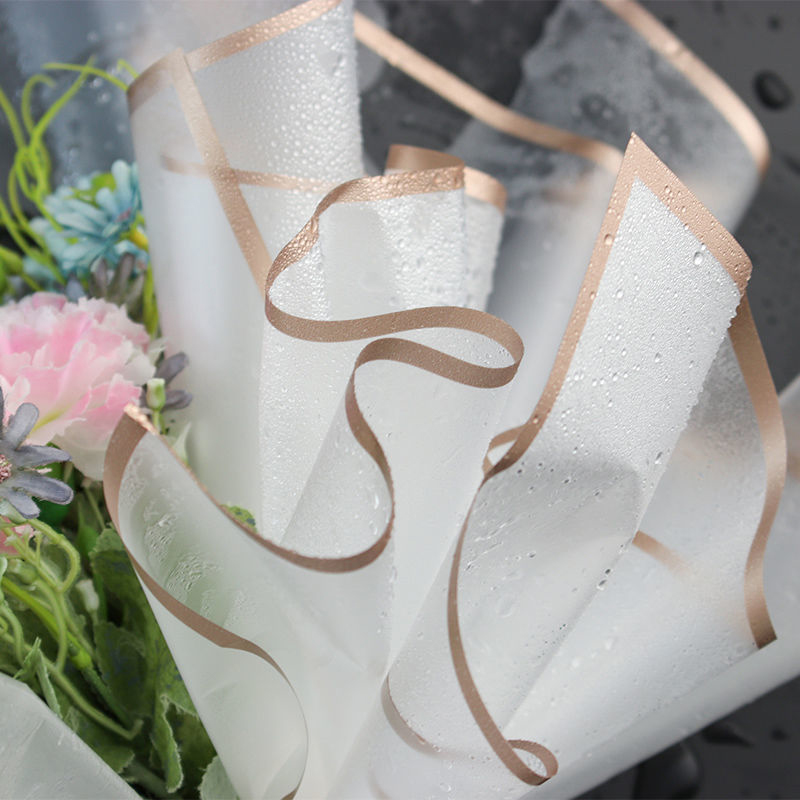 10 ชิ้น/เซ็ตกันน้ําขอบทองช่อดอ - Supply For Florist บทวิจารณ์และราคา