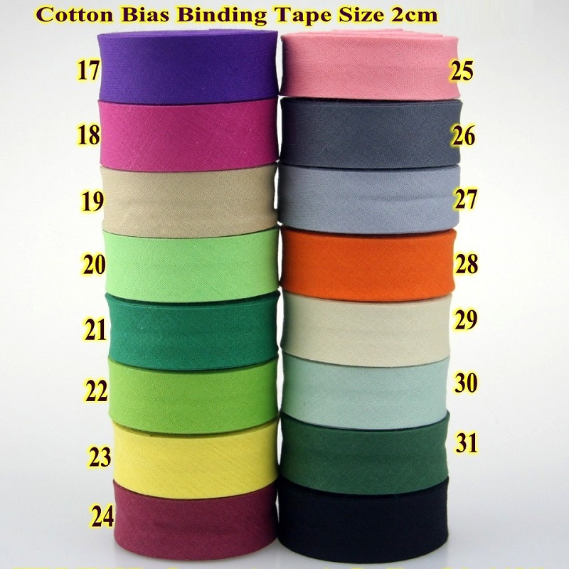 เทปไบแอสผ้าฝ้าย 100% ขนาด 22 เ - Ribbon Organza Roll บทวิจารณ์และราคา