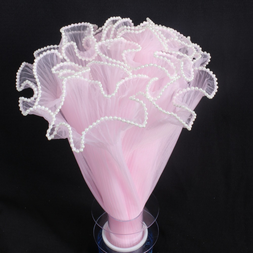ผ้าตาข่ายลูกไม้ลายคลื่นมุก ขนา - Florist Supply House บทวิจารณ์และราคา